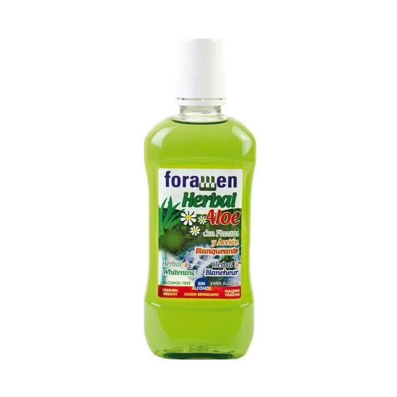 Apa de gura fara alcool Herbal Aloe, 500ml, Foramen FORAMEN SPANIA — preț și oferte