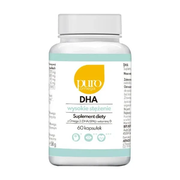 Puro Omega DHA concentrație mare, capsule, 60 buc. — preț și oferte