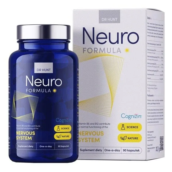 Dr Hunt Neuro Formula, capsule tari, 90 buc. — preț și oferte