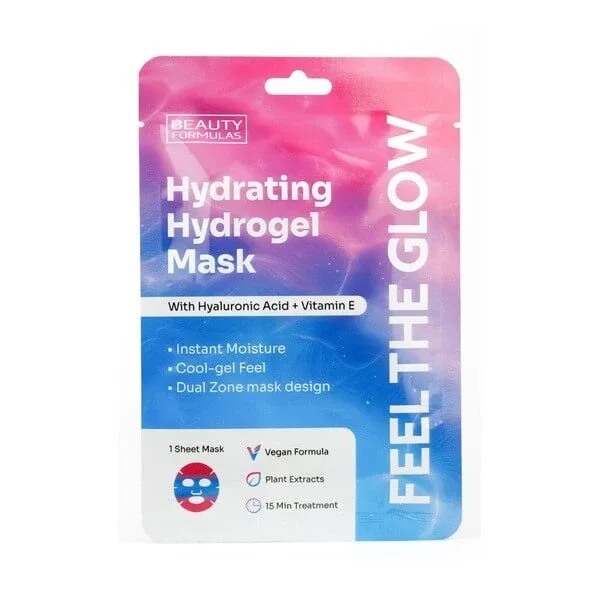 Beauty Formulas, mască hidrogel hidratantă cu acid hialuronic și vitamina E, 1 buc. — preț și oferte