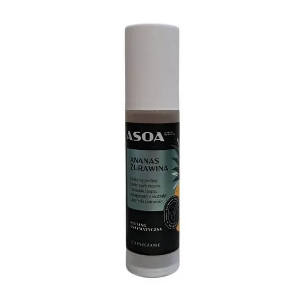 Asoa, scrub enzimatic ananas-cranberry, 50 ml — preț și oferte