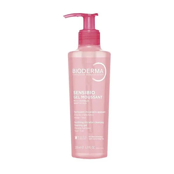Bioderma Sensibio Moussant Gel, gel micelar calmant pentru pielea sensibilă, 200 ml — preț și oferte