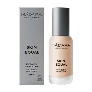 Madara Skin Equal, Fond de ten Soft Glow SPF15, fond de ten, Ivory 20, 30 ml