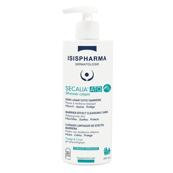 Isis Pharma Secalia ATO, cremă de curățare pentru duș cu efect de barieră, 400 ml — preț și oferte