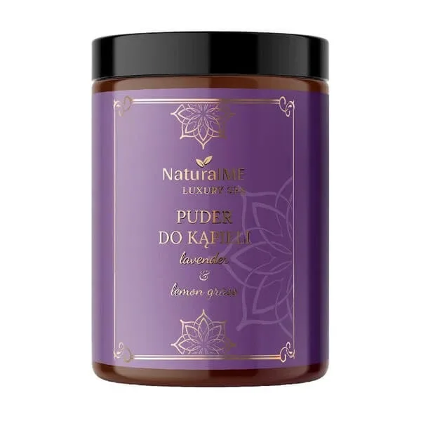 NaturalME Luxury SPA, pudră de baie, lavanda &amp; lemongrass, 260 g — preț și oferte