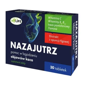 MyLife The Next Day - ajută la ameliorarea simptomelor mahmurelii, comprimate, 30 buc.