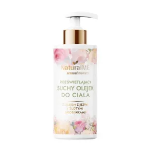 NaturalME Sensual Moment, ulei de corp uscat iluminator cu ulei de mure și particule aurii, 150 ml