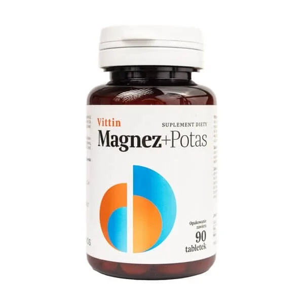 Vittin Magneziu + Potasiu, tablete, 90 buc. — preț și oferte
