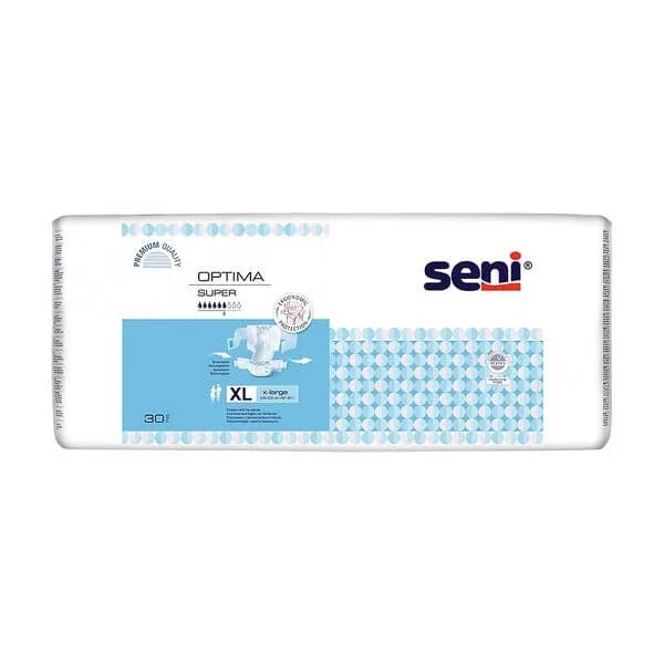 Seni Optima Super, scutece cu centură, mărimea XL, 30 buc. — preț și oferte