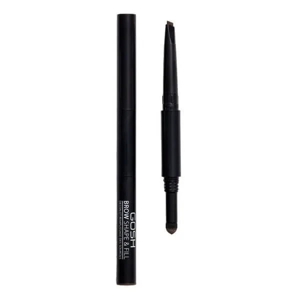 Gosh, Shape &amp; Fill, filler pentru sprâncene 2 în 1, 003 Dark Brown, 0.5 g — preț și oferte