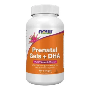 Now Foods, Gels Prenatal + DHA, capsule, 180 buc.