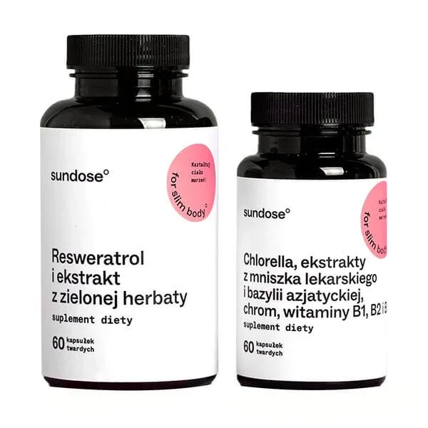 Sundose For Slim Body, capsule tari, 60 buc. + 60 buc. — preț și oferte