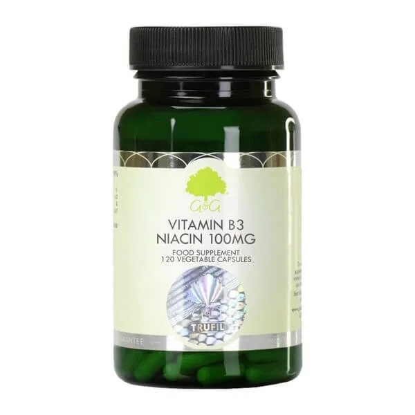 G&amp;G Vitamina B3 (Niacin) 100 mg, capsule, 120 buc. G&G — preț și oferte