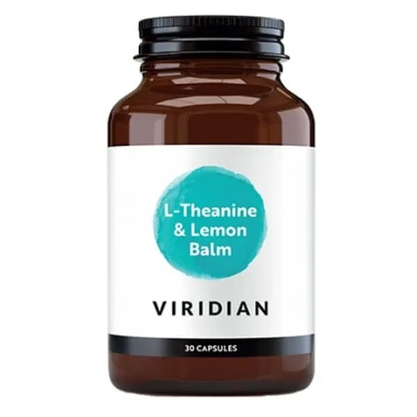 Viridian, L-Theanine &amp; Lemon Balm, capsule, 30 buc. — preț și oferte