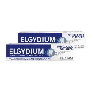 Set 2 x 75 ml, Elgydium Whitening, pastă de dinți, albire