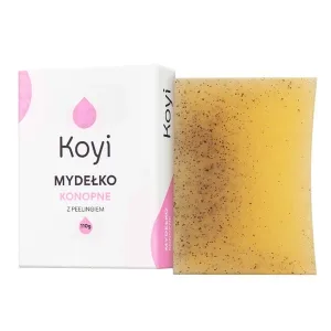 Koyi, săpun exfoliant din cânepă, 110 g