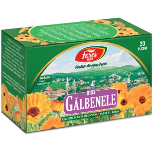 Galbenele, D103, ceai la plic, Fares | 20 plicuri