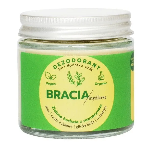 Soap Brothers, deodorant în cremă, Ceai verde cu rozmarin, 60 ml — preț și oferte