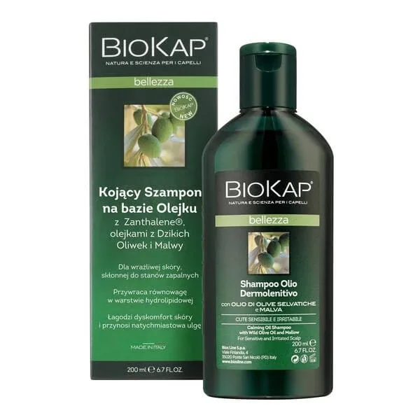Biokap Bellezza, șampon calmant pe bază de ulei, 200 ml — preț și oferte
