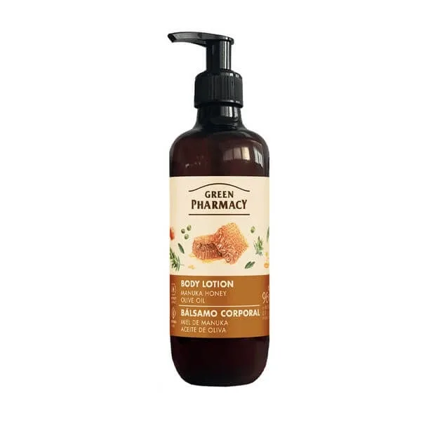 Green Pharmacy, Loțiune de corp, miere de manuka și ulei de măsline, 400 ml — preț și oferte