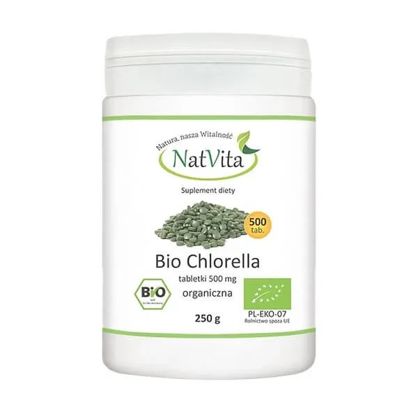 NatVita Bio Chlorella, tablete, 500 buc. — preț și oferte