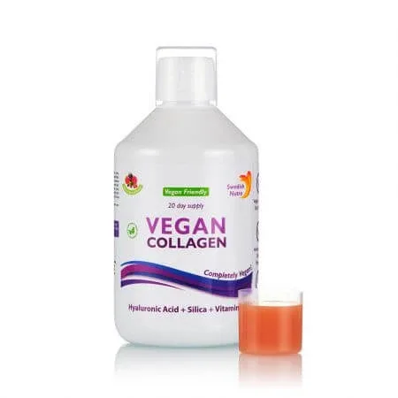 Colagen Lichid Vegan 5000 mg, 500 ml, Swedish Nutra — preț și oferte