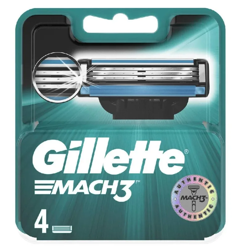 Lame de ras de schimb Gillette Mach3, 4 bucesi — preț și oferte