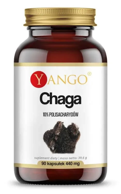 Chaga extract 10% polizaharide (90 capsule) YANGO — preț și oferte