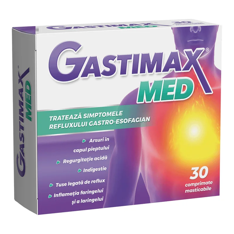 Gastimax Med, Fiterman | 30 cpr masticabile FITERMAN PHARMA — preț și oferte