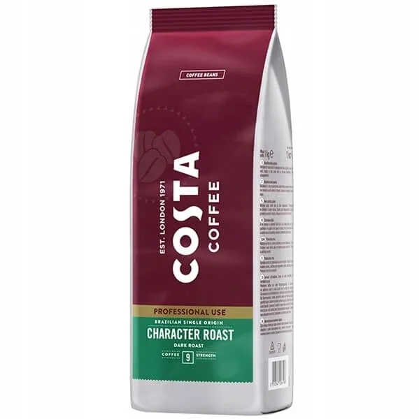 Costa Character Roast boabe de cafea braziliană 1 kg — preț și oferte