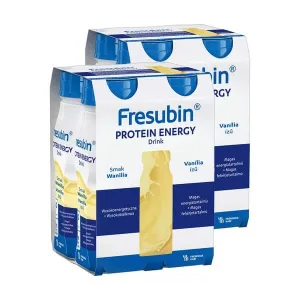 Set de 2x Fresubin Protein Energy Drink aromă de vanilie, lichid, 4 x 200 ml