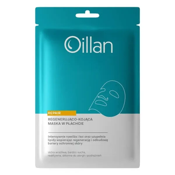 Oillan Repair, mască regenerantă și calmantă pentru pielea foarte uscată și sensibilă, 20 ml — preț și oferte