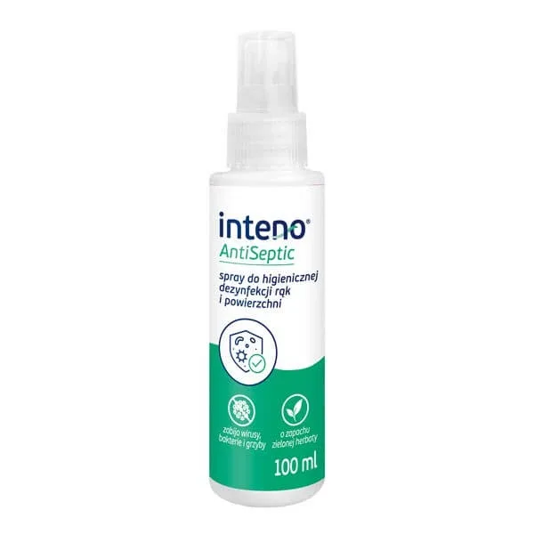 Inteno AntiSeptic, spray pentru dezinfecția mâinilor și a suprafețelor, 100 ml — preț și oferte