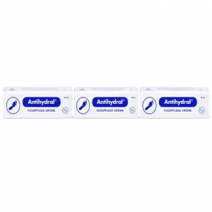 Cremă Antihydral® pentru îngrijirea picioarelor, 3x50 ml