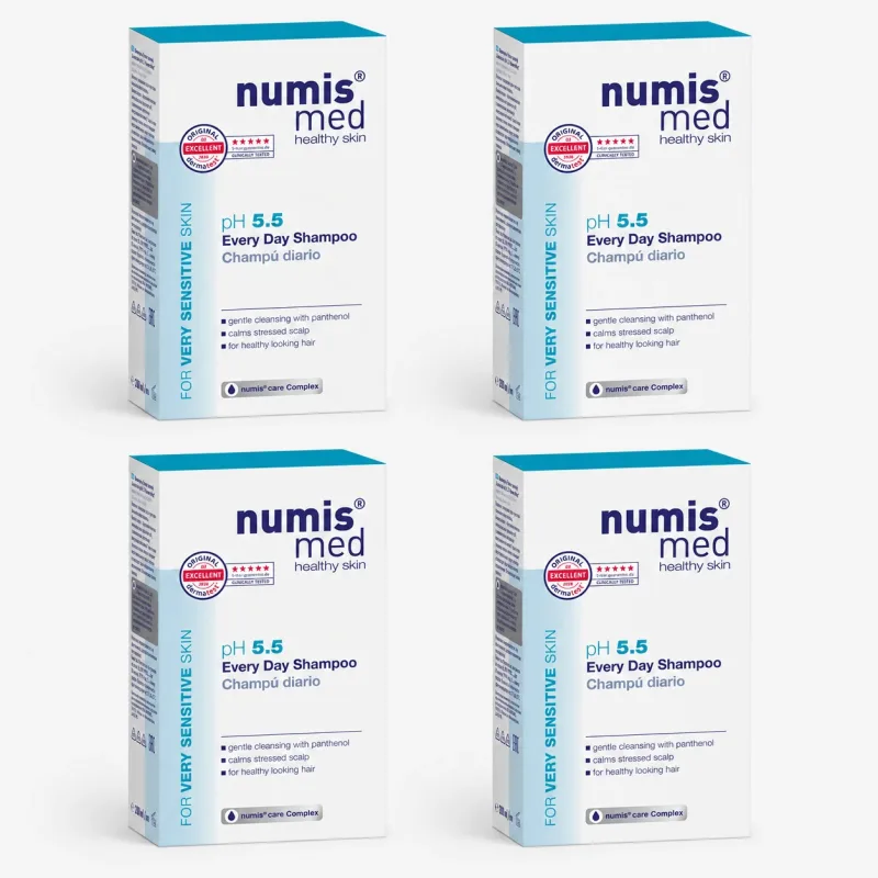Numis med pH 5,5 šampon, 4x200 ml — preț și oferte