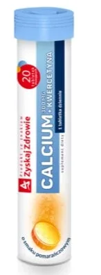 Calciu 300mg + Quercetin 20 comprimate efervescente Quercetti — preț și oferte