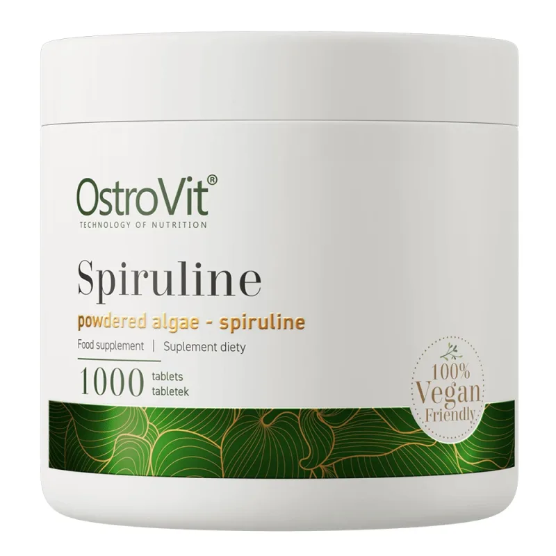 OstroVit Spirulina, 1.000 de tablete vegane Ambalaj neclar — preț și oferte