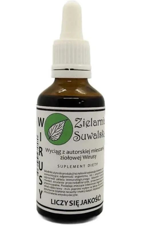 Tinctura pe bază de plante Virus 50ml Zielarnia Suwalska — preț și oferte