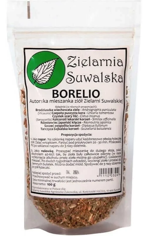 Borelio 100g amestec patentat de ierburi din Herbarul Suwałki — preț și oferte