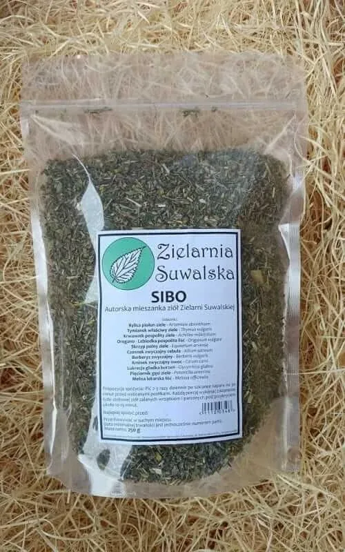 Sibo 250g amestec brevetat de plante Suwalska Zielarnia Klimuszko Zielarnia Suwalska — preț și oferte