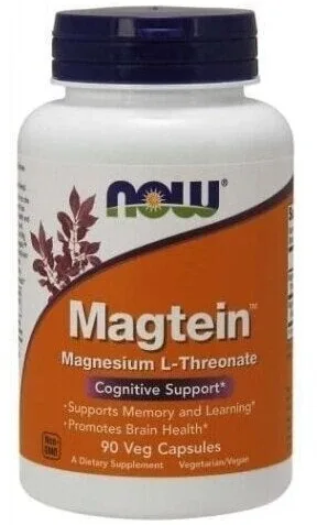 Now Foods Magtein 90 capsule — preț și oferte
