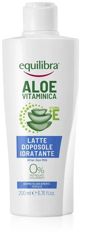 Lapte hidratant după plajă Equilibra Aloe Vitamin