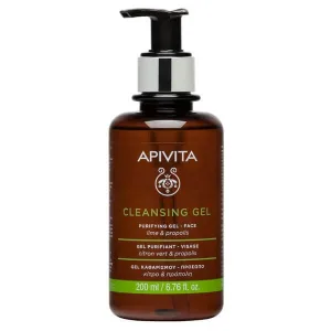Gel de curățare facială Apivita Propolis și limetă purificatoare 200ml