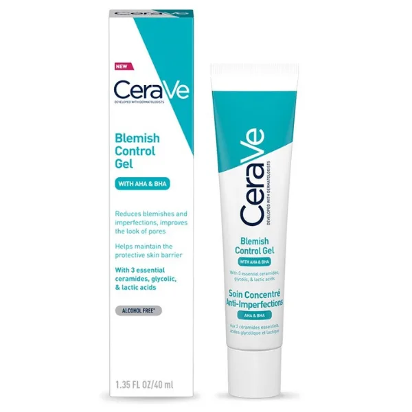 Gel anti-imperfectiuni pentru ten gras cu tendinta acneica cu AHA si BHA, CeraVe | 40 ml — preț și oferte