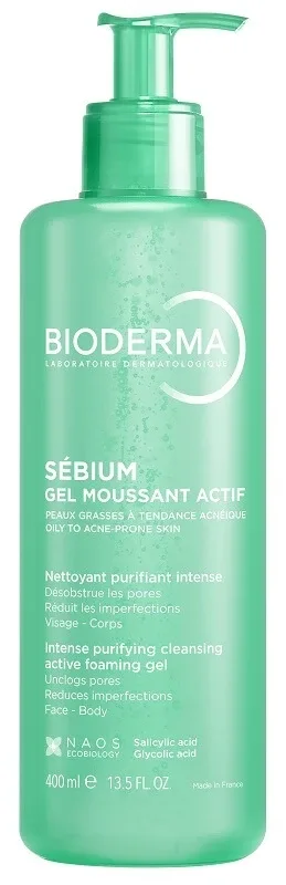 SEBIUM GEL MOUSSANT ACTIF400ML — preț și oferte