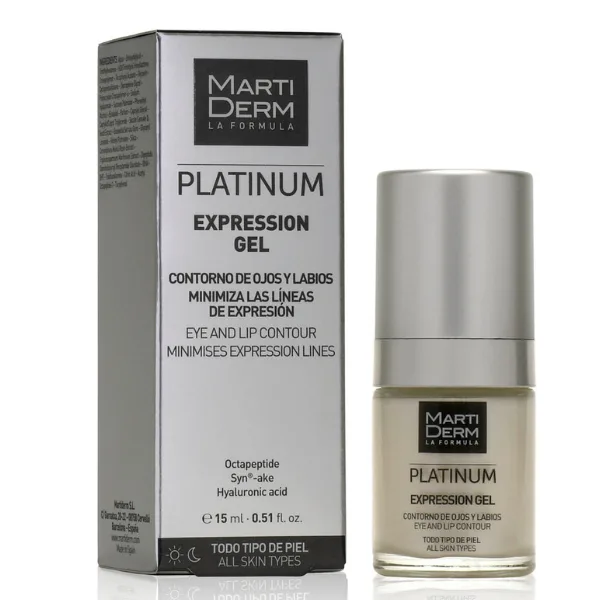 Gel antirid ochi si buze Expression Gel Platinum, Martiderm | 15 ml — preț și oferte