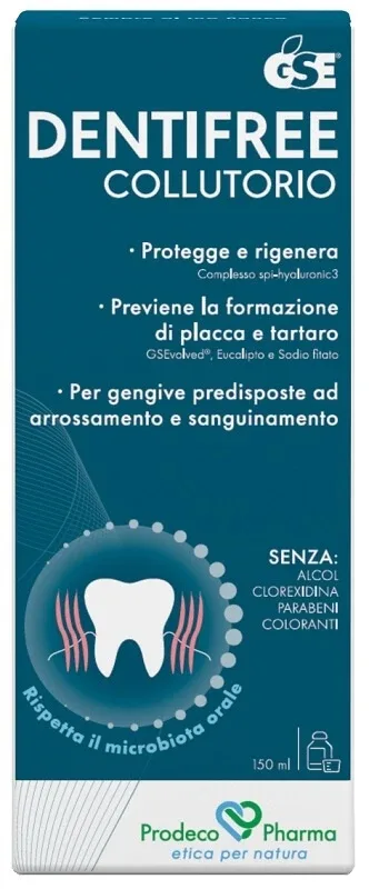 GSE DENTIFREE APĂ DE GURĂ 150ML — preț și oferte