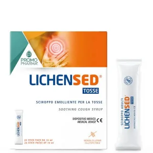Sirop Lichensed Adulți 20 de sticksuri pentru tuse uscată și uleioasă