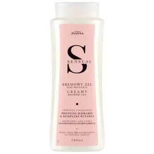 Gel crema de dus cu Proteine de matase si vitamine Sensual, Joanna | 500 ml
