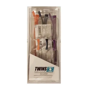 Ochelari de lectură premontați Twins Silver Triple +1,50 dioptrii